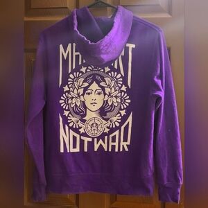 Make Art not War hoodie